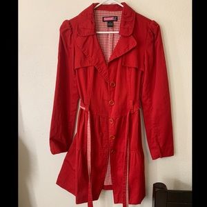 Red Trench Coat